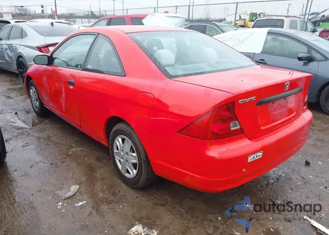 2003 Honda Civic Dx from USA, damaged, VIN 1HGEM22293L060173